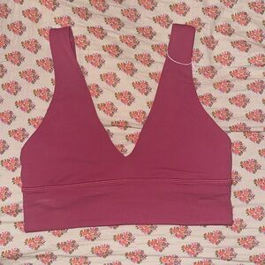 V- neck align bra